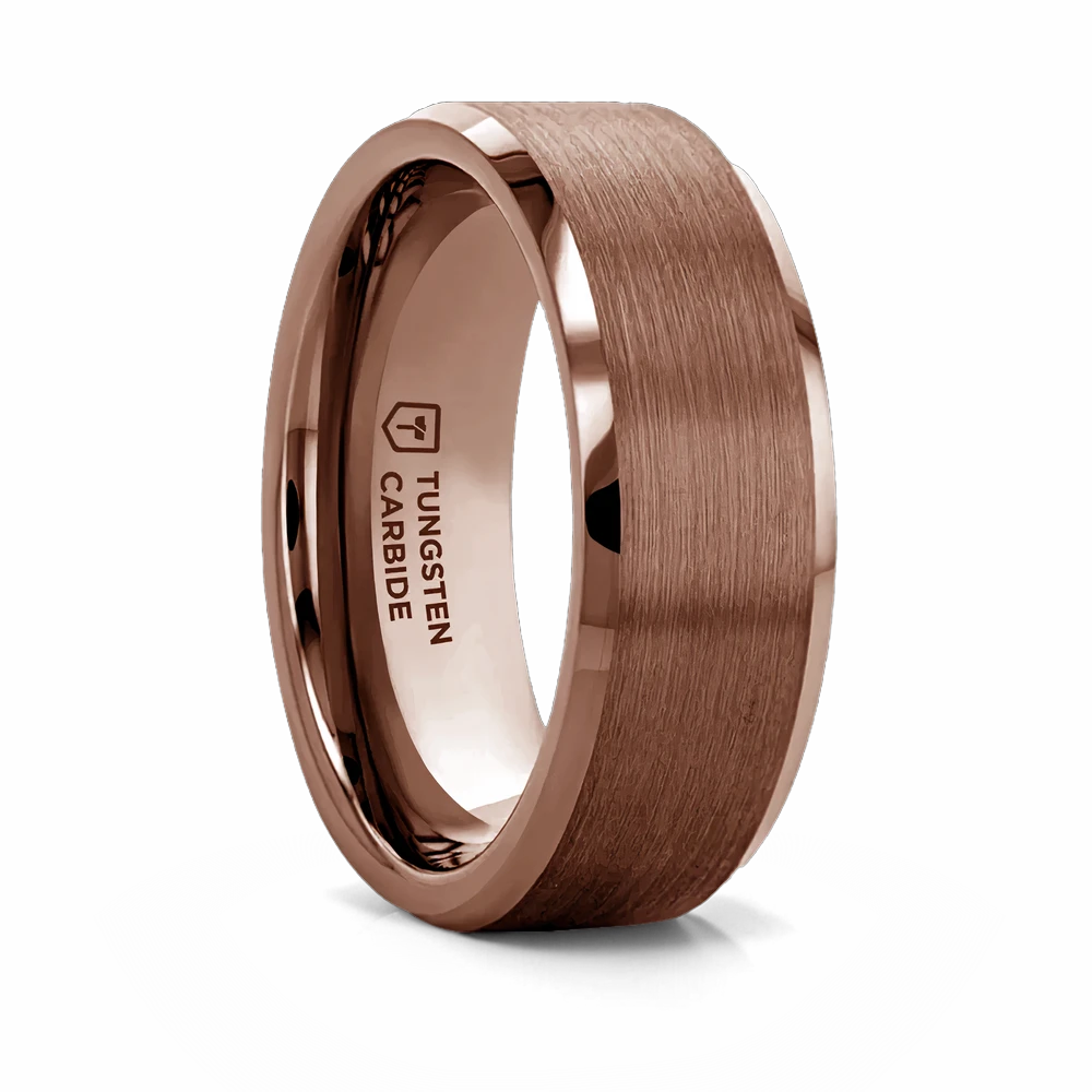 espresso beveled ring