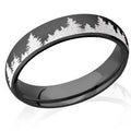 Clearance Black Forest Tree Ring for Her - 5mm SIZE 6.5