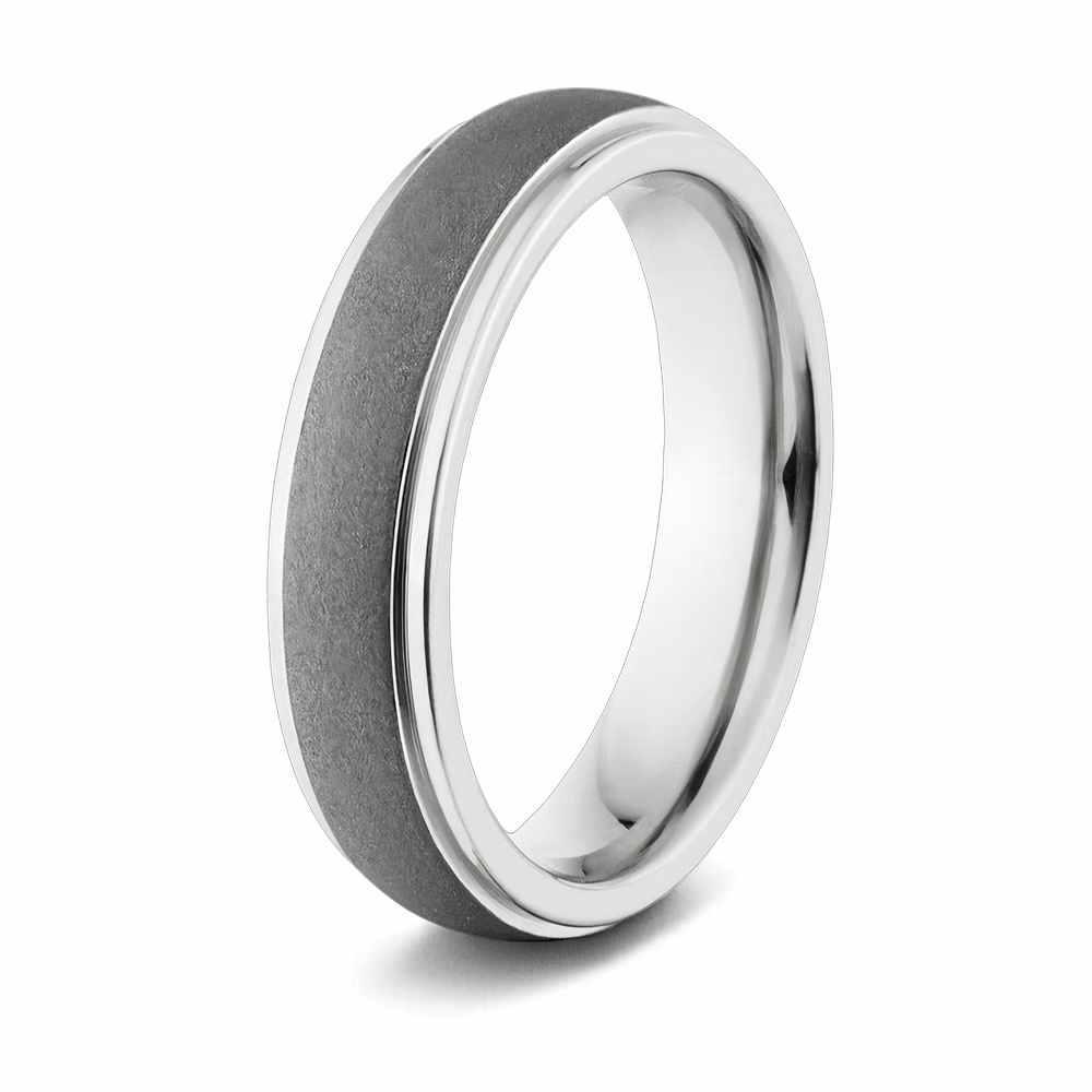 Sandblast Cobalt Band - 5mm