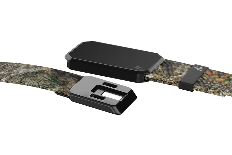 Camo Belt - Black Buckle, Realtree Edge Band