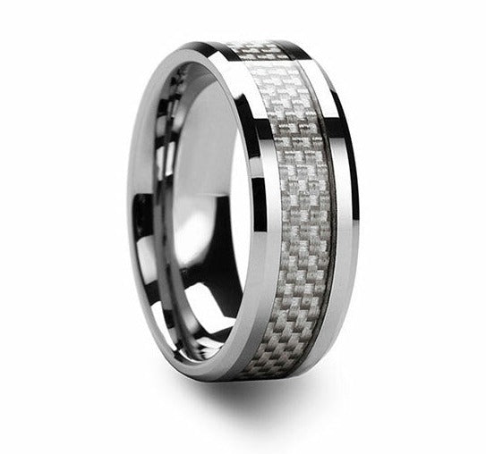 Carbon Fiber Ring Tungsten