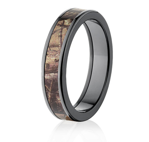 Realtree AP Camo Ring - Black Zirconium 5mm