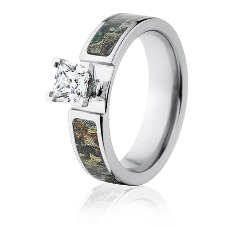 Realtree Timber Camo Engagement Ring - 6mm 1CT