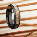 Black King's Field Camo Ring - Zirconium 6mm - Camo Ever After