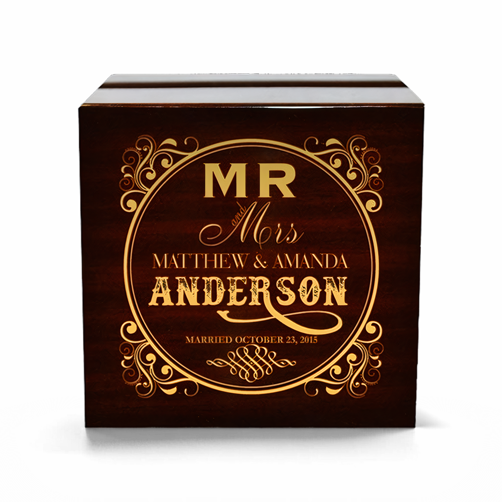 Customized Wooden Ring Box 