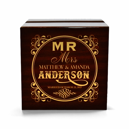 Customized Wooden Ring Box 