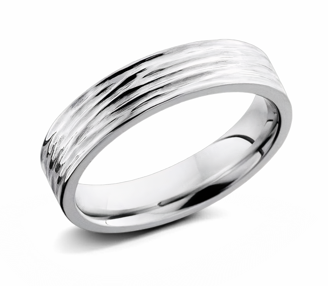Tree Bark Band - Cobalt 5mm 