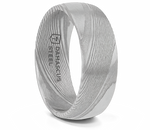 Damascus Steel Ring in 6mm or 8mm 