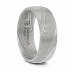 Damascus Steel Ring in 6mm or 8mm 