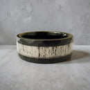 Antler Ring in Black Hammered Tungsten 