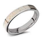 Antler Ring for Her - Cobalt Chrome 4mm 