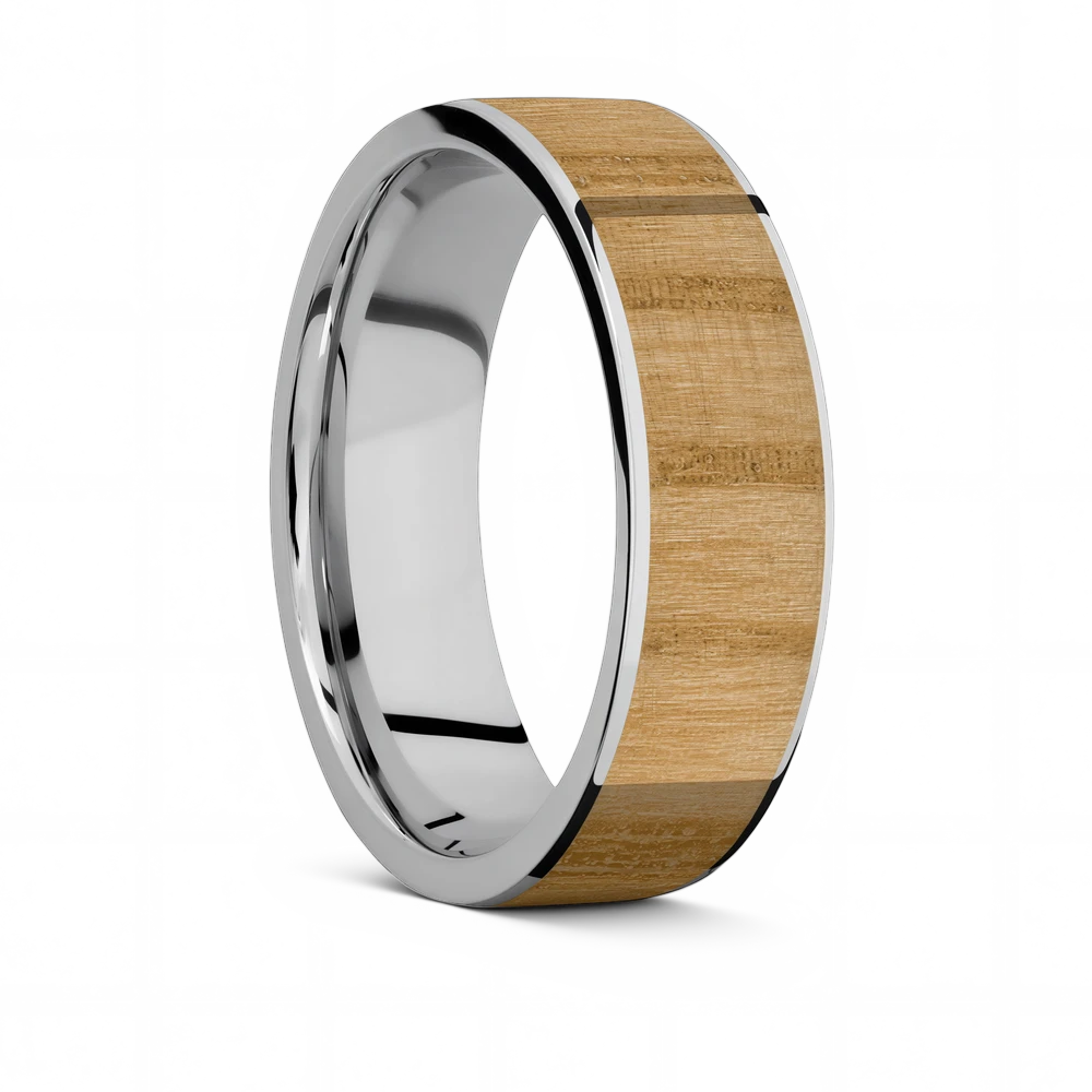 Baseball Bat Ring - Cobalt Chrome 7mm 