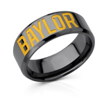 Baylor Ring – Collegiate Band in Titanium or Black Zirconium
