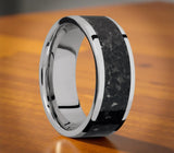 Black Onyx Ring - Titanium 
