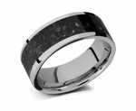 Black Onyx Ring - Titanium 