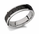 Black Onyx Ring - Titanium 