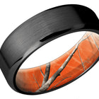 Black Zirconium Band with Camo Sleeve 