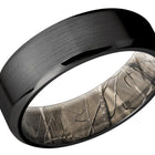 Black Zirconium Band with Camo Sleeve 