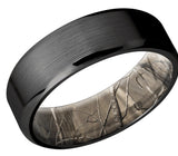 Black Zirconium Band with Camo Sleeve 