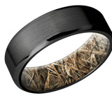 Black Zirconium Band with Camo Sleeve 
