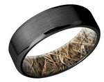 Black Zirconium Band with Camo Sleeve 