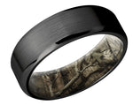 Black Zirconium Band with Camo Sleeve 