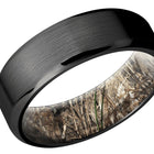 Black Zirconium Band with Camo Sleeve 