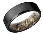 Black Zirconium Band with Camo Sleeve 