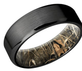 Black Zirconium Band with Camo Sleeve 