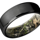Black Zirconium Band with Camo Sleeve 