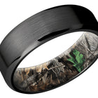 Black Zirconium Band with Camo Sleeve 