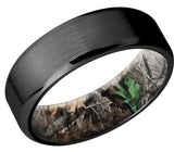Black Zirconium Band with Camo Sleeve 