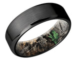 Black Zirconium Band with Camo Sleeve 