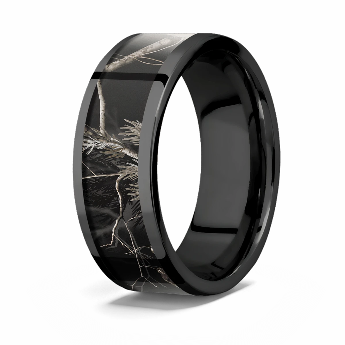 Black Zirconium Realtree AP Black Camo Ring 