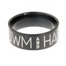 Black Two-Toned Duck Band - 8mm 