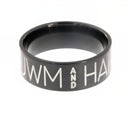 Black Two-Toned Duck Band - 8mm 