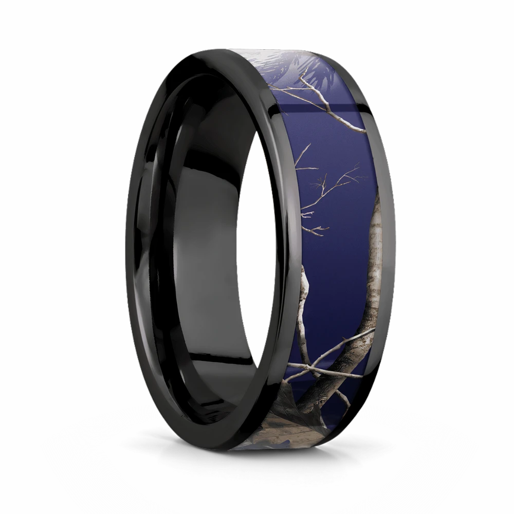 Realtree AP Navy Blue Camo Wedding Ring (Copy) 
