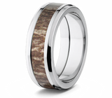 Mossy Oak Bottomland Ring - 8mm Tapered 