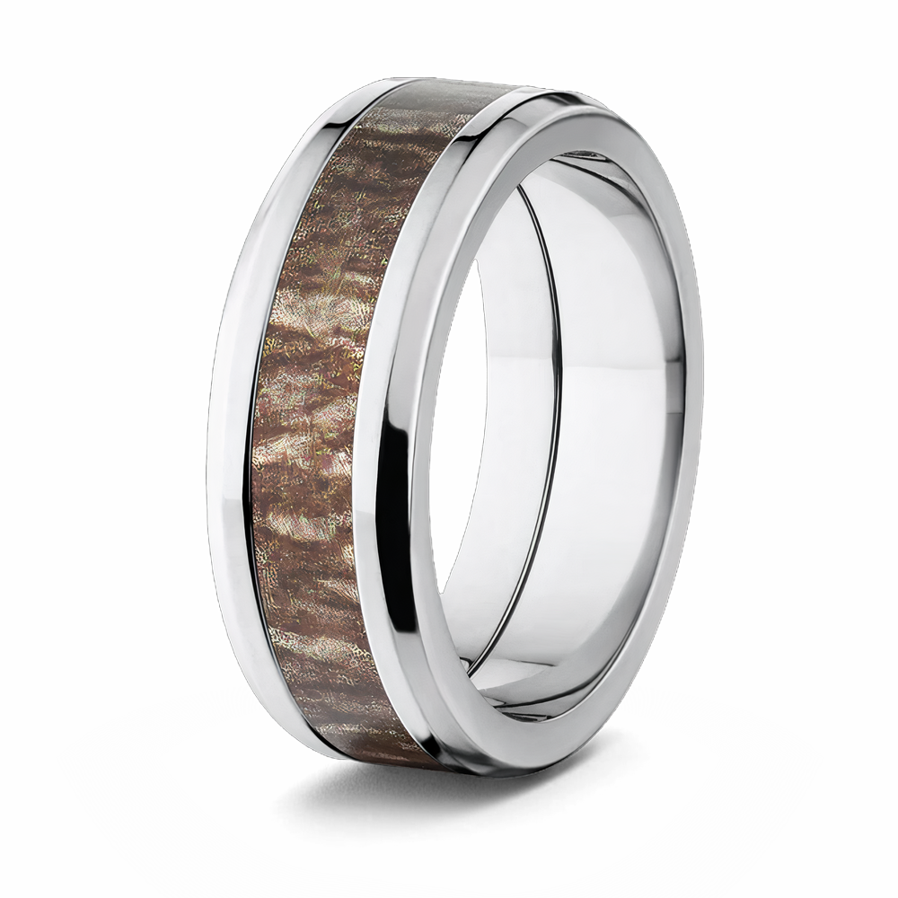 Mossy Oak Bottomland Ring - 8mm Tapered 