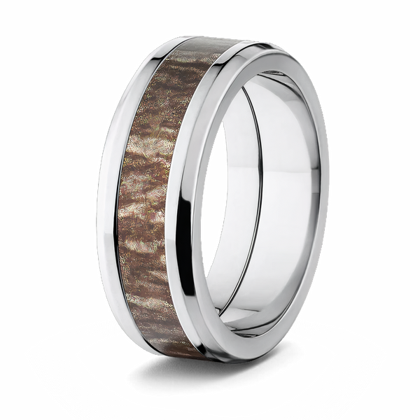 Mossy Oak Bottomland Ring - 8mm Tapered 