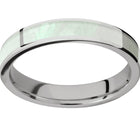 Mother of Pearl Ring in Cobalt Chrome 