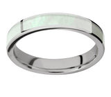 Mother of Pearl Ring in Cobalt Chrome 