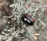 70/30 Walnut Wood Ring with Carbon Fiber Sleeve - Camo Ever After