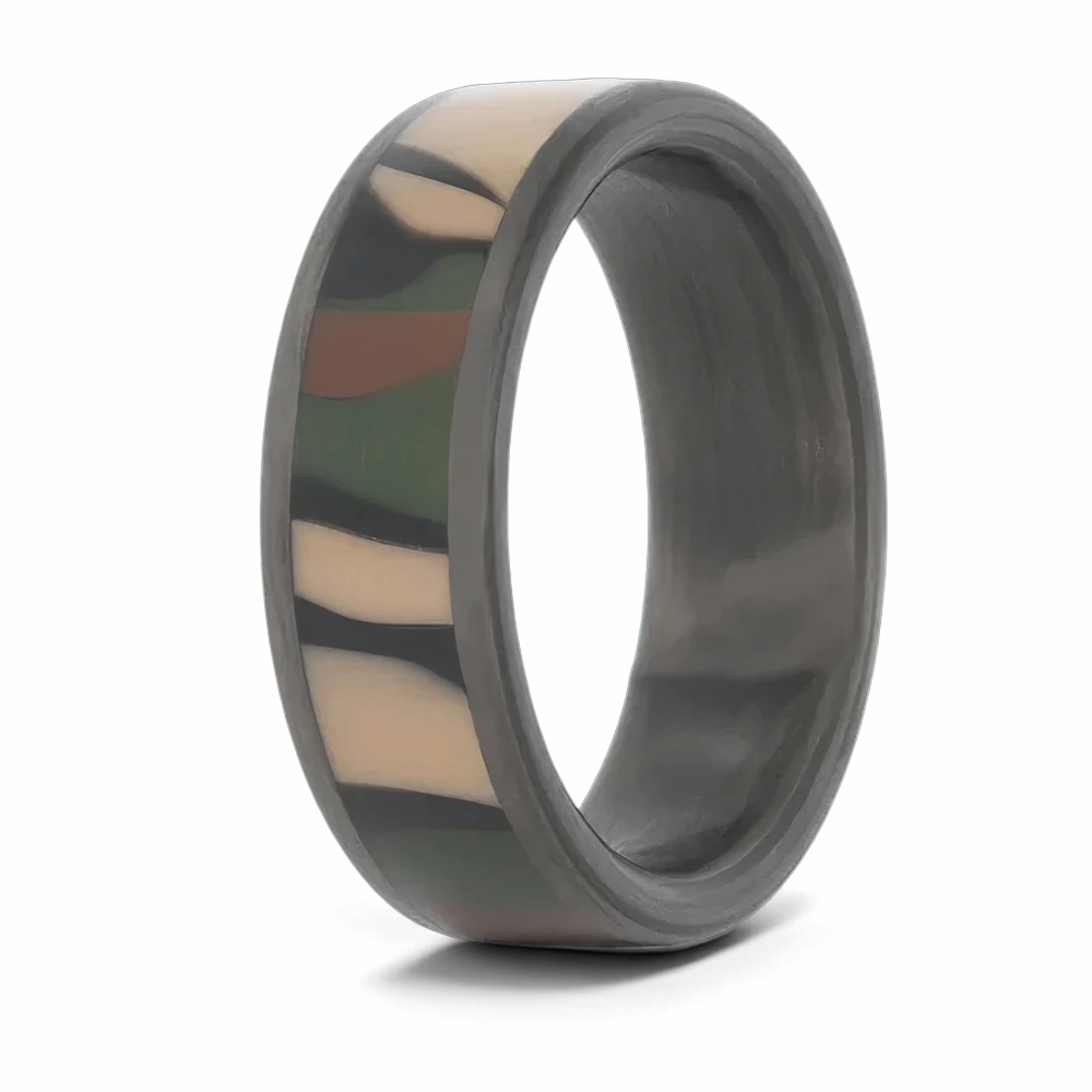 Camo Ring with Carbon Fiber Rails & Sleeve 