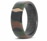 Camo Ring with Carbon Fiber Sleeve 