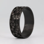 Carbon Fiber Band with Honeycomb Pattern 