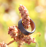 Carbon Fiber Ring with Whiskey Barrel Sleeve 
