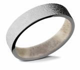 Cobalt Chrome with Stipple Finish and Antler - 5mm 