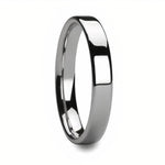 Flat Polished Cobalt Chrome Ring 4mm - 8mm 