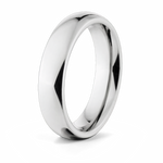 Cobalt Wedding Band - 5mm Domed 